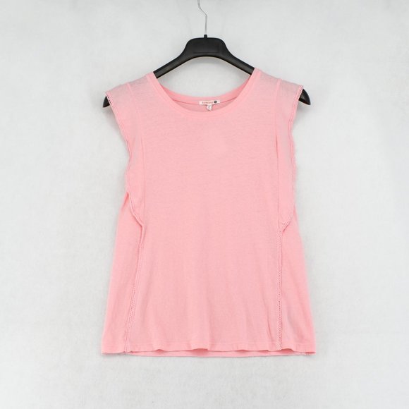 Sundry Pink Ruffle Sleeve Tank Top - Picture 3 of 6
